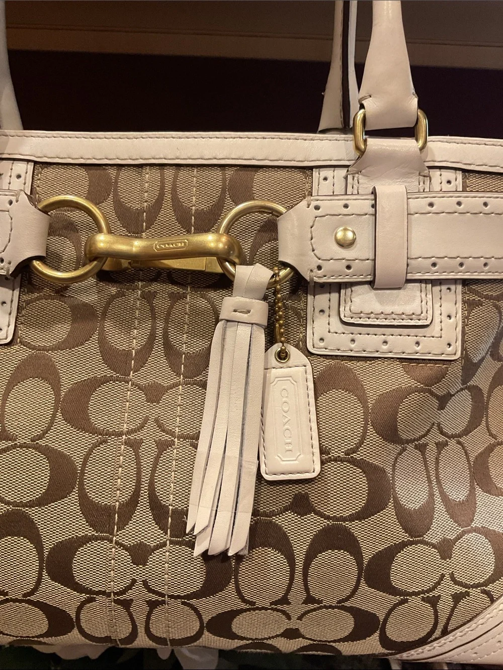 Vintage Coach Signature Bag Classic